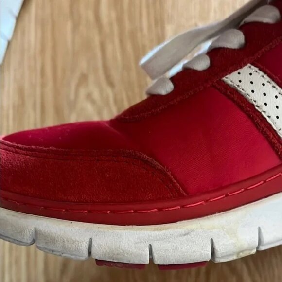 Vionic Red and White Sneakers - Picture 15 of 16